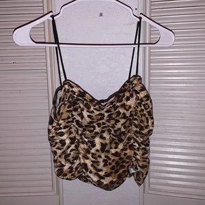 Cheetah print tank top